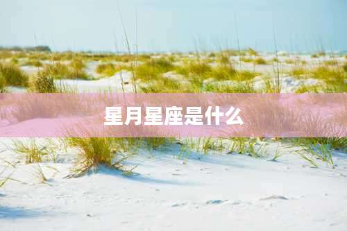 星月星座是什么