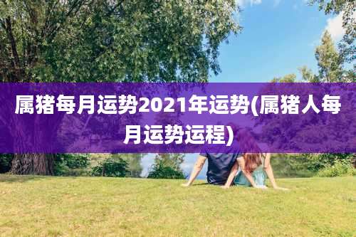 属猪每月运势2021年运势(属猪人每月运势运程)