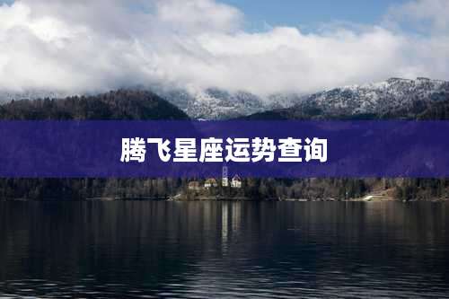 腾飞星座运势查询