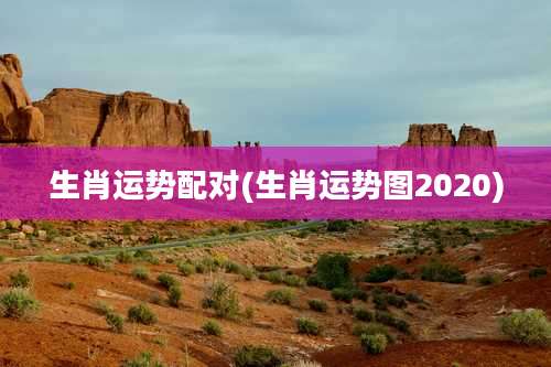 生肖运势配对(生肖运势图2020)