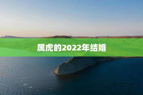 属虎的2022年结婚