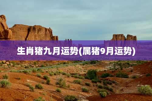 生肖猪九月运势(属猪9月运势)