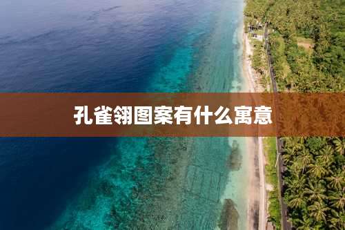 孔雀翎图案有什么寓意