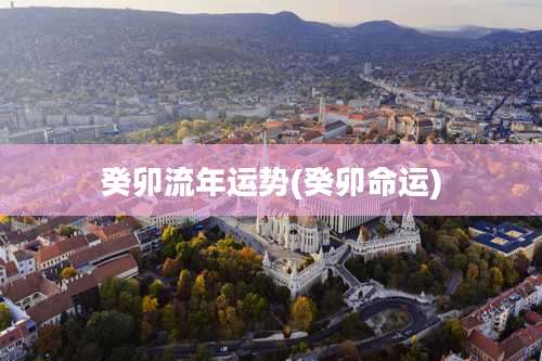 癸卯流年运势(癸卯命运)