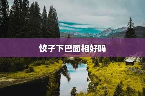 饺子下巴面相好吗