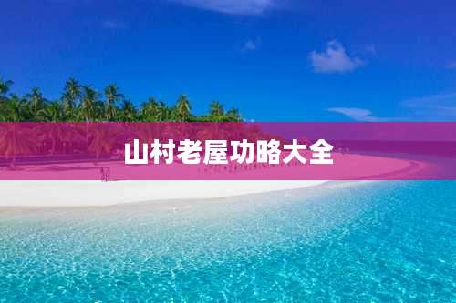 山村老屋功略大全
