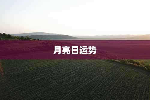 月亮日运势
