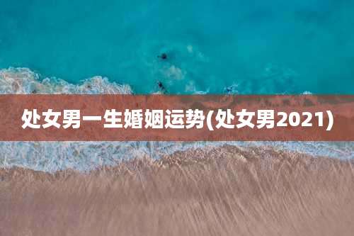 处女男一生婚姻运势(处女男2021)