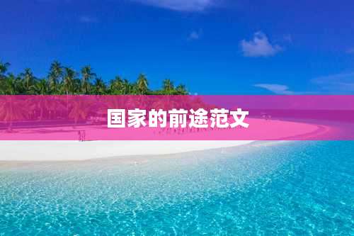 国家的前途范文