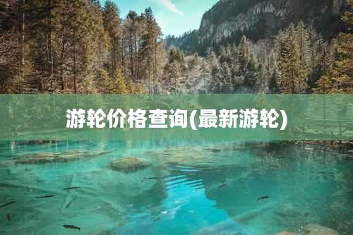 游轮价格查询(最新游轮)