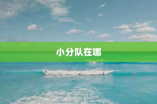 小分队在哪