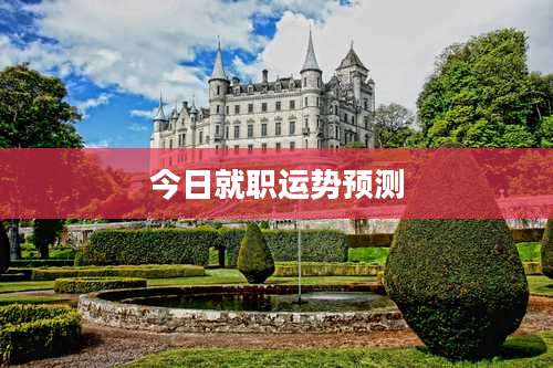 今日就职运势预测