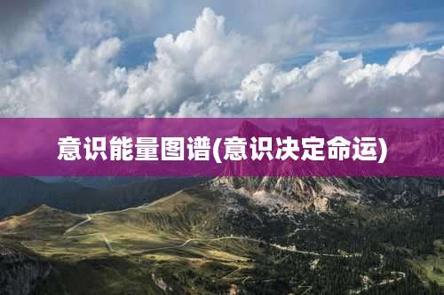 意识能量图谱(意识决定命运)