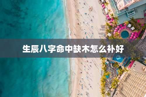 生辰八字命中缺木怎么补好