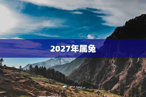 2027年属兔