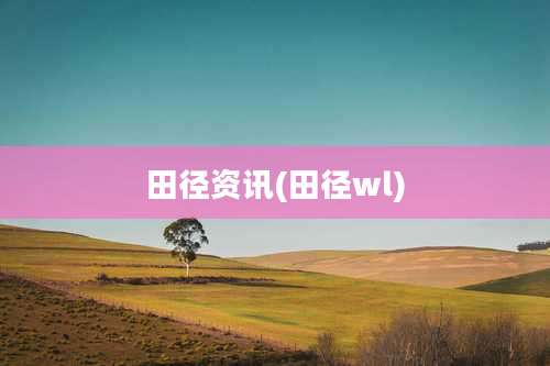 田径资讯(田径wl)