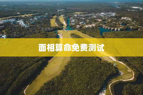 面相算命免费测试