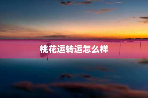 桃花运转运怎么样