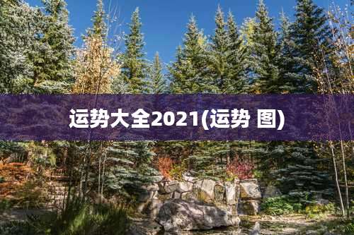 运势大全2021(运势 图)