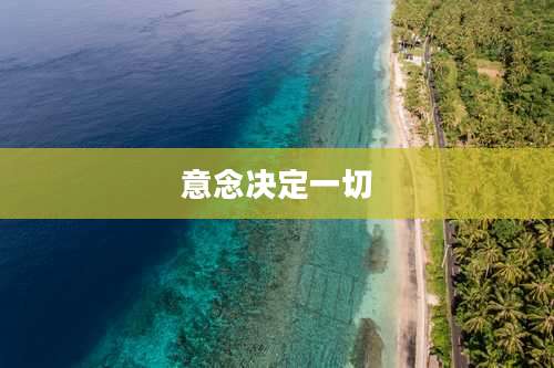意念决定一切