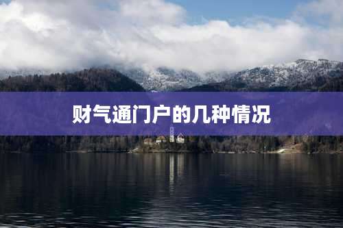 财气通门户的几种情况