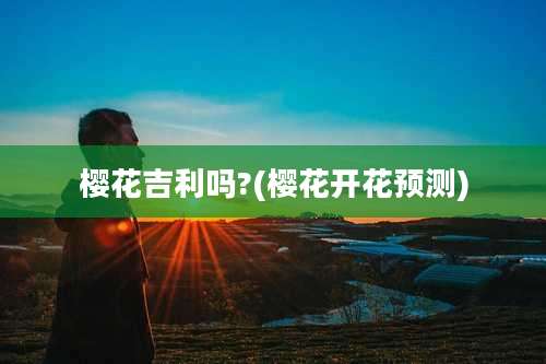 樱花吉利吗?(樱花开花预测)