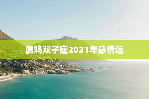 属鸡双子座2021年感情运