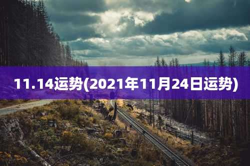 11.14运势(2021年11月24日运势)