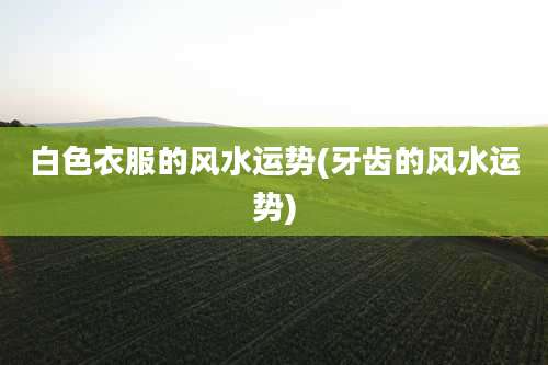 白色衣服的风水运势(牙齿的风水运势)