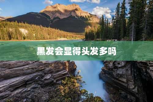 黑发会显得头发多吗