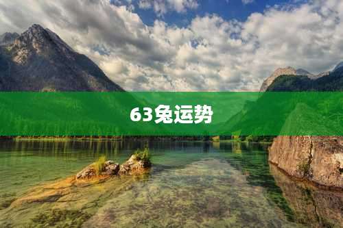 63兔运势