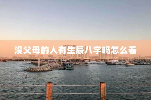 没父母的人有生辰八字吗怎么看