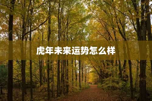 虎年未来运势怎么样