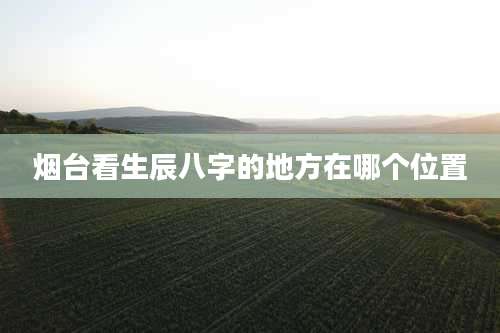 烟台看生辰八字的地方在哪个位置