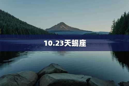 10.23天蝎座
