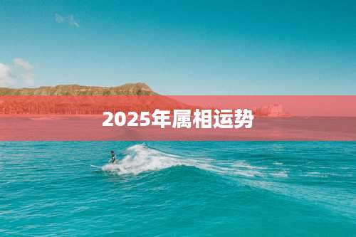 2025年属相运势