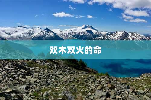 双木双火的命