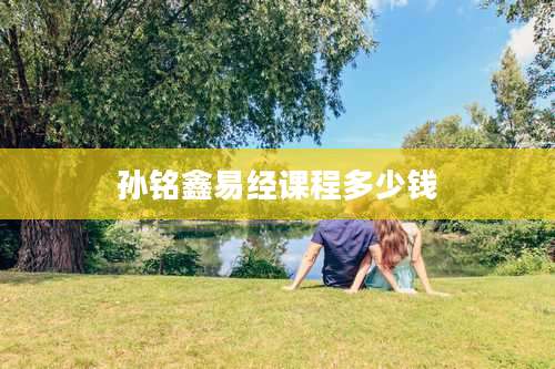 孙铭鑫易经课程多少钱