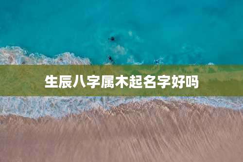 生辰八字属木起名字好吗