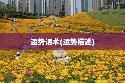 运势话术(运势描述)