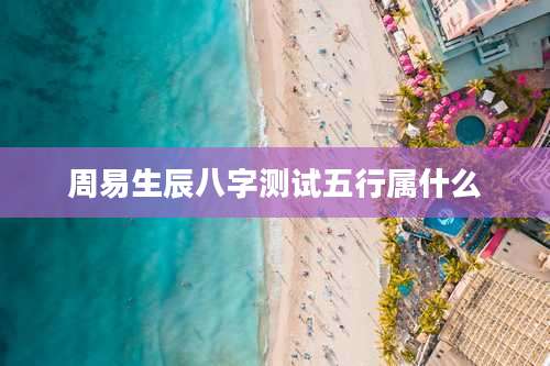 周易生辰八字测试五行属什么