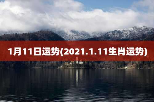 1月11日运势(2021.1.11生肖运势)