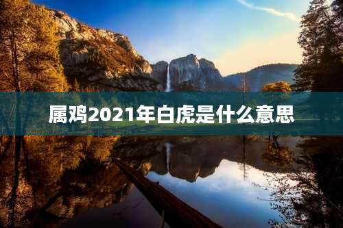 属鸡2021年白虎是什么意思
