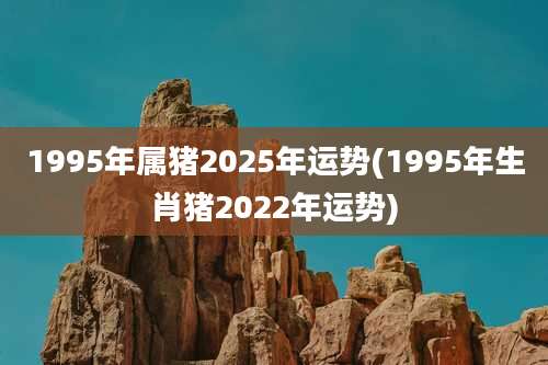 1995年属猪2025年运势(1995年生肖猪2022年运势)