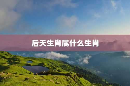 后天生肖属什么生肖