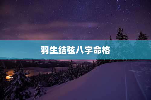 羽生结弦八字命格