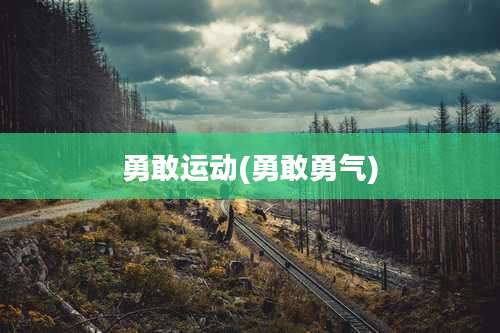 勇敢运动(勇敢勇气)