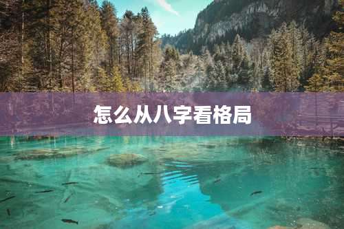 怎么从八字看格局