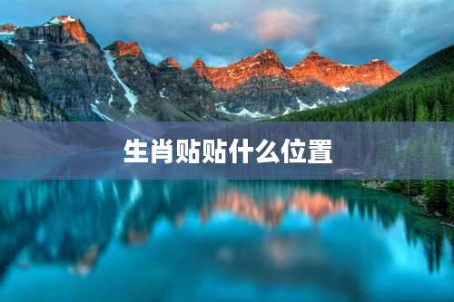 生肖贴贴什么位置