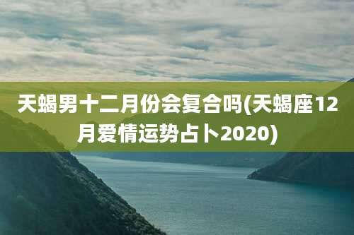 天蝎男十二月份会复合吗(天蝎座12月爱情运势占卜2020)